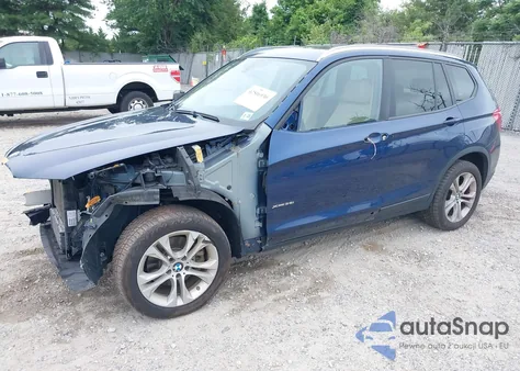 2017 BMW X3 xDrive35I z USA, uszkodzony, nr VIN 5UXWX7C3XH0U43786